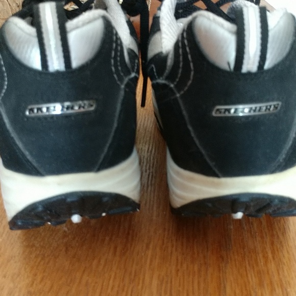 #4 Original Black SUEDE Sketchers Shape Ups sz 7.5 - Picture 3 of 7